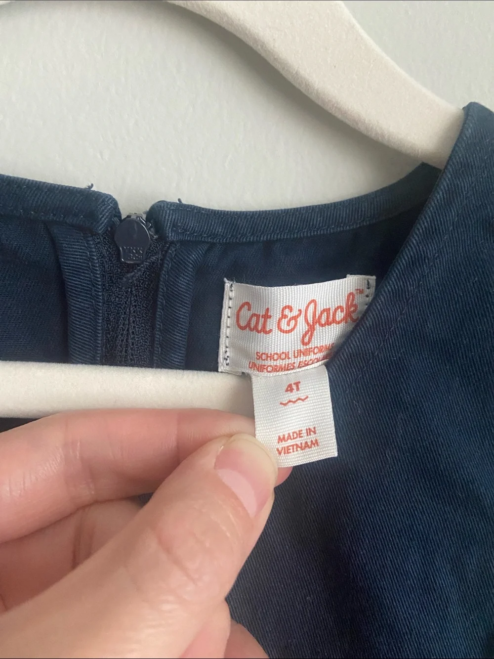 Cat and Jack Navy Blue Sleeveless School Jumper 4T